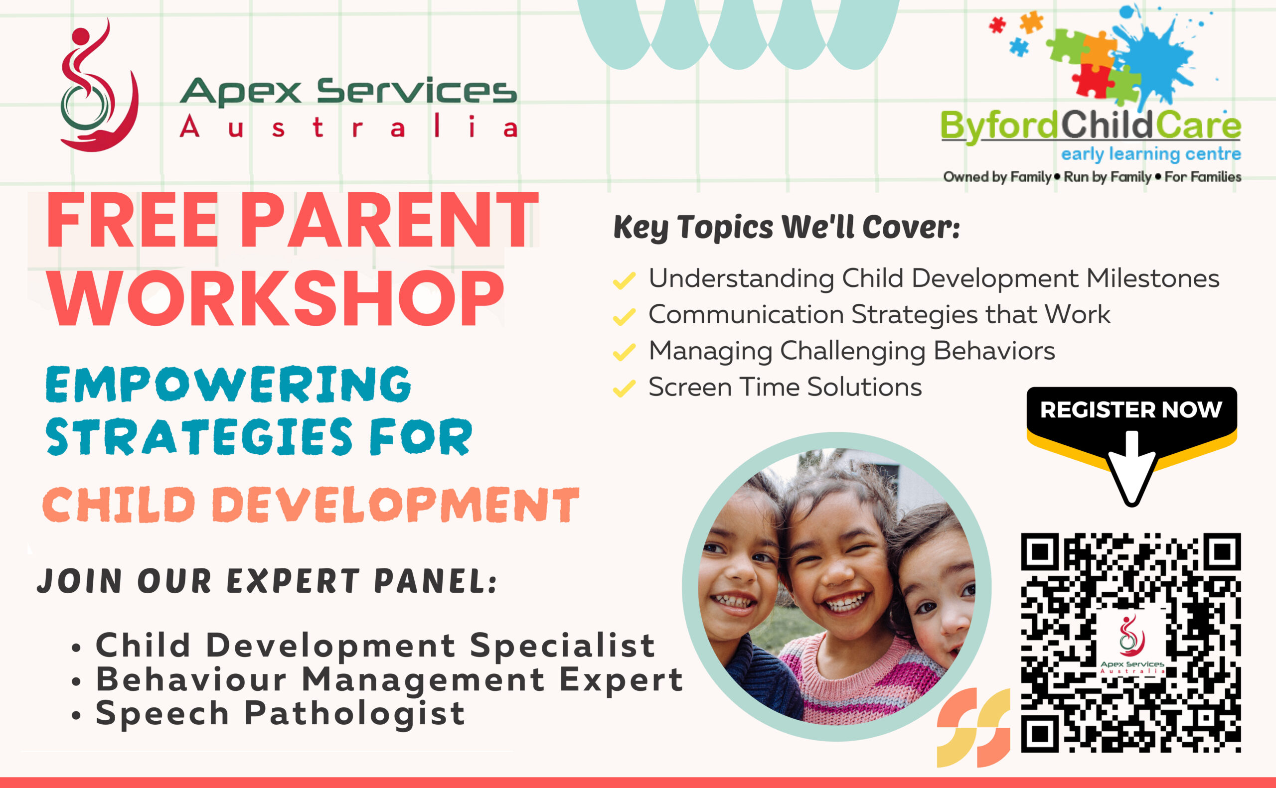 Free Parent Workshop Empowering Strategies for Child Development